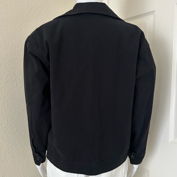 Vans Divine Energy relaxed fit Button up soft cotton black canvas Jacket - XS - Picture 5 of 8